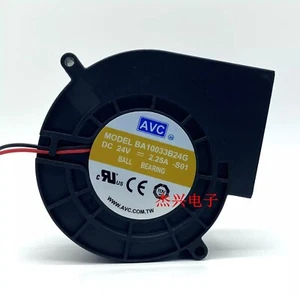 AVC BA10033B24G 9733 DC24V 2.25A 2-Wire Dual Ball Turbo Cooling Fan - Picture 1 of 2