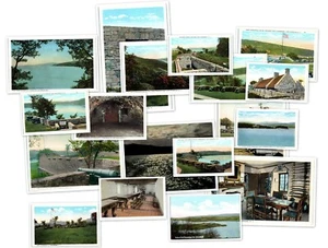 Fort Ticonderoga & Lake Champlain Related Postcards (18) Essex, NY Military TT - Picture 1 of 19