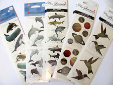 Mrs Grossman Metallic Sticker Pack - You Choose Bird Whale Shark Dolphin Space