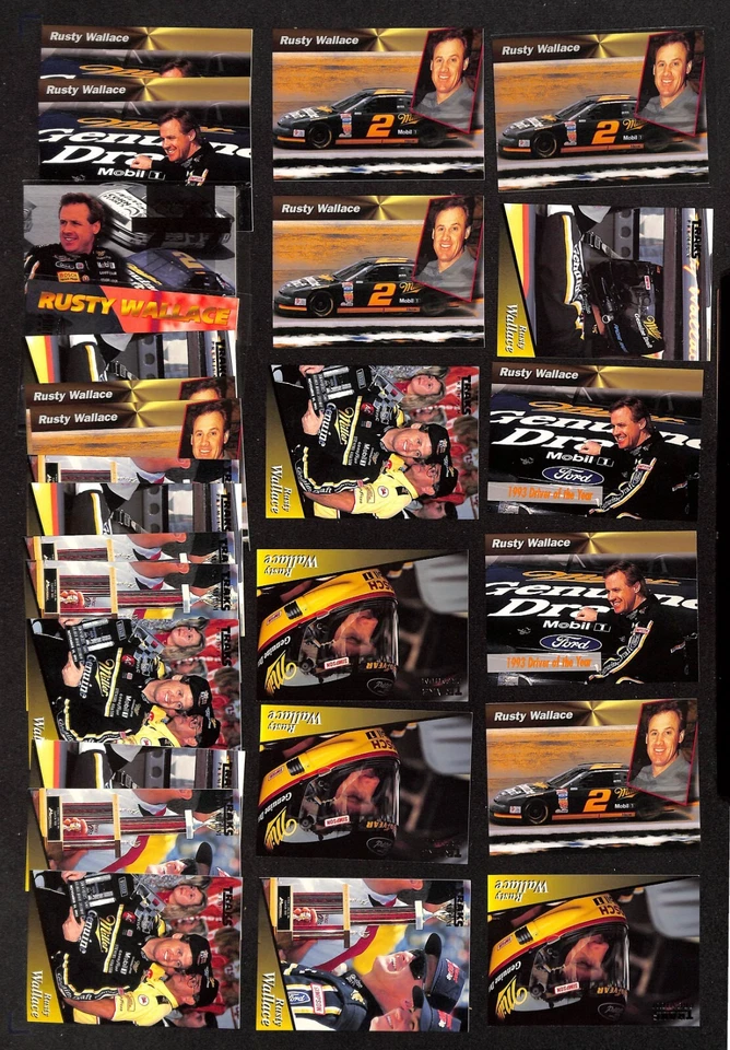 Rusty Wallace 27ct NASCAR Card Lot w/Duplication 2102D - Image 1 of 1