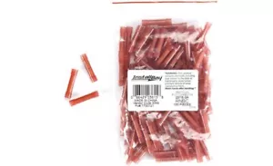 INSTALL BAY RNBC / Red Nylon Butt Connector 22-18 Gauge (Package of 100) **NEW* - Picture 1 of 4