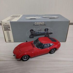 EBBRO 1/24 TOYOTA 2000GT PREMIUM COLLECTION Red Model car with box