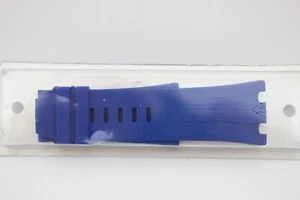 Cinturino in gomma originale Audemars Piguet 44 mm Royal Oak Offshore blu BR403705 - Foto 1 di 4