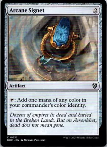 Magic the Gathering Arcane Signet #051 Aetherdrift Commander MTG Free Shipping! - Picture 1 of 1