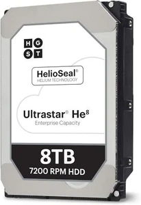 WD HGST Ultrastar He8 8TB Interne Festplatte HUH728080ALE601 3,5 Zoll SATA3 - Bild 1 von 6