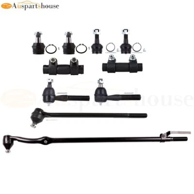 10x Lower Ball Joints Tie Rod Ends For 1987-96 Ford F-150 Front Suspension 80026 - Image 1 of 4