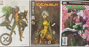 X-Men #1, #204, Excalibur #15, Rogue Lot, Greg Horn, Kael Ngu, Choi, Gambit NM - Bild 1 von 9