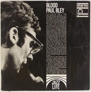 PAUL BLEY: Blood Dutch Fontana ’66 OG Jazz Vinyl LP - Picture 1 of 5