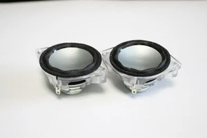 2 x Mini Altavoces de Gama Completa Plástico de Cristal de 1,75" - Imagen 1 de 5