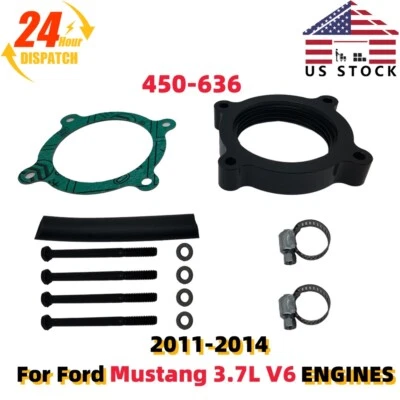 Performance Throttle Body Spacer For 2011-2014 Ford Mustang ​3.7L 450-636  - Image 1 of 4