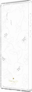 Kate Spade New York Hartschalenhülle für Samsung Note9 - Floral weiß mit Edelsteinen - Bild 1 von 3