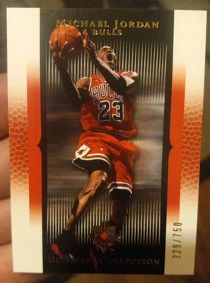 #'d /750 Michael Jordan 2005-06 Upper Deck Ultimate Collection #16 Chicago Bulls - Image 1 of 4