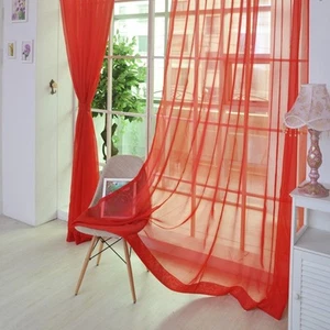 Fashion Curtain Room Panel Scarf Tulle 2m * 1m Decoration Divider Door - Picture 1 of 25