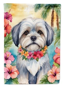 Bandiera da giardino Lhasa Apso Luau misura DAC6470GF - Foto 1 di 3