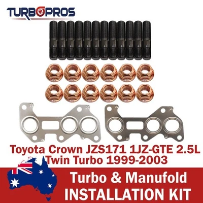 Kit de tacos y juntas de colector de escape permaseal para Toyota Crown JZS171 1JZ-GT 2,5 L Foto 1 de 4