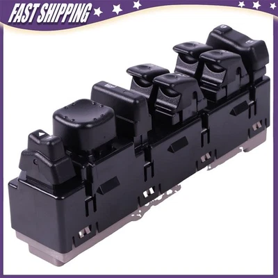 Interruptor de control de ventana de puerta del conductor delantero para GMC Sierra 1500 2003-2007 15883323 Foto 1 de 4