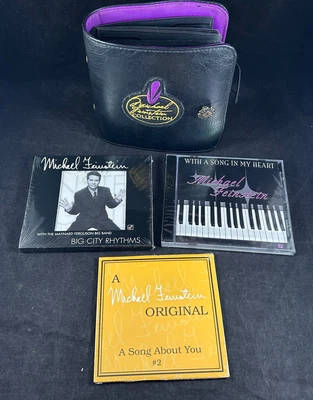 MICHAEL FEINSTEIN COLLECTION 3 NEW CD LOT & EMBROIDERED CD CASE BIG CITY RHYTHMS - Image 1 of 4