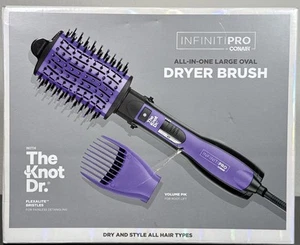 Infiniti Pro Conair The Knot Dr. All-in-One Large Oval DRYER BRUSH NEW - Picture 1 of 2