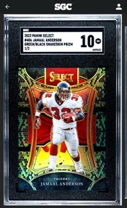 🔥2023 Panini Select Jamaal Anderson #406 Green/Black Snakeskin Prizm #1/2 - Imagen 1 de 2