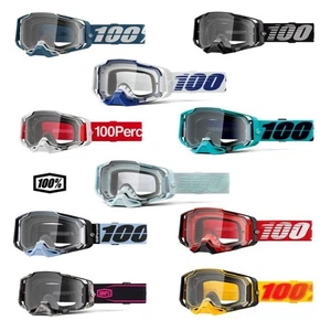 100% Armega MX Motocross Offroad Adult Goggles - Pick Color - Picture 1 of 21