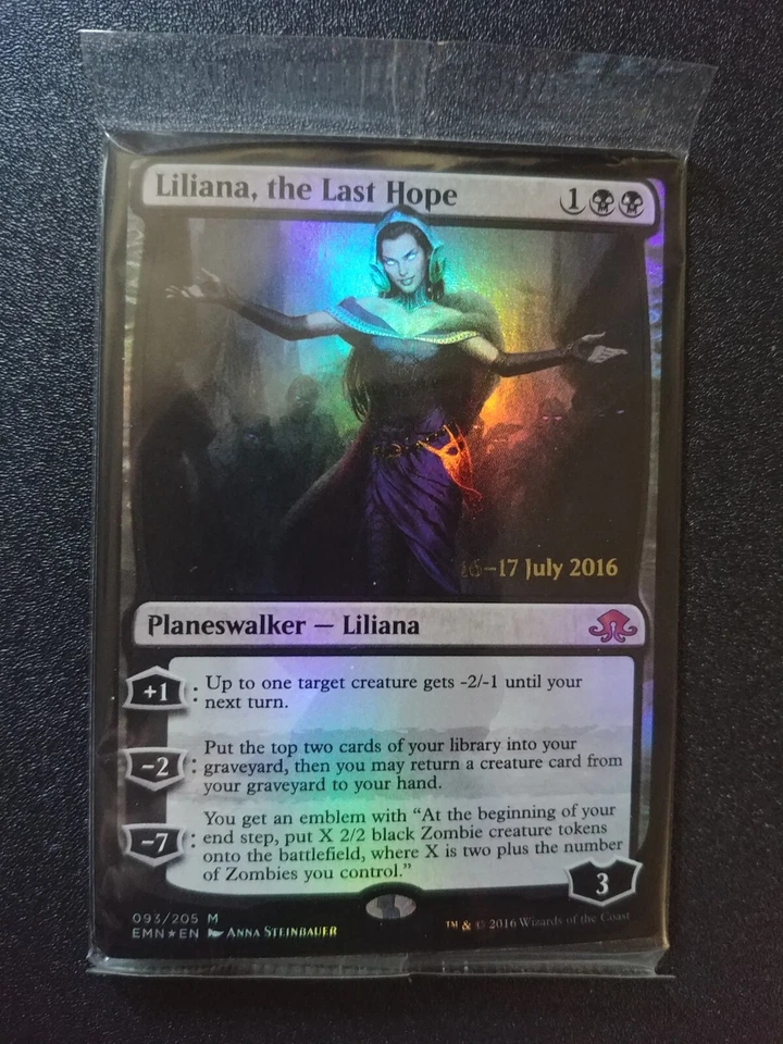 MTG Liliana, the Last Hope -Promo Sealed Foil MINT Eldritch Moon EMN Mythic Rare - Image 1 of 1