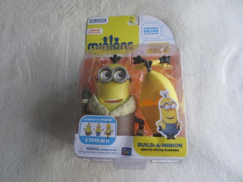 Thinkway Toys Minions:  Build-A-Minion (Arctic Kevin/Banana) NIP Cover