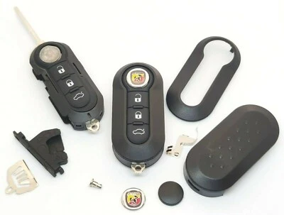 Kit Guscio Telecomando Completo Chiave FIAT Punto ABARTH 500 595 695