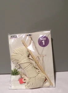 NEW LEISURE ARTS 49796 KIT MINI MAKER MACRAME WALL HANGING - 3 Pc - Picture 1 of 3