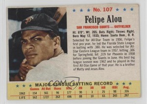1963 Post Felipe Alou #107