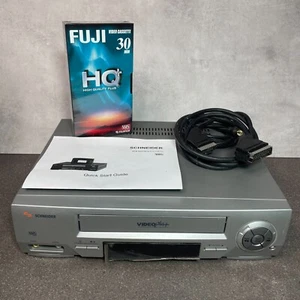Schneider Video Cassette Recorder VHS Videorecorder Player + Kabel voll funktionsfähig gewartet - Bild 1 von 11