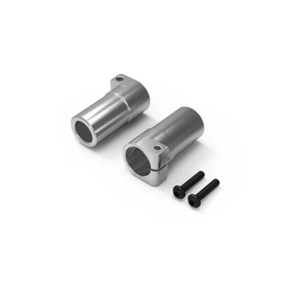 Gmade JunFac Aluminum Straight Axle Adapter Silver #J30010 GA60 - Image 1 of 2