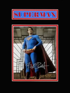 SUPERMAN  Original Autographed Photo Matted Ready to Frame - Picture 1 of 1