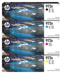 HP ORIGINAL 973X PATRONEN PageWide Pro 452dn 452dw 477dn 552dw 577dw 577z Set - Bild 1 von 10