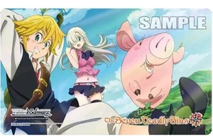 TAPIS DE JEU BLANC NOIR TCG : THE SEVEN DEADLY SINS | BUSHIROAD officiel - Photo 1/2