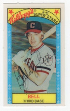 1979 Kellogg's 3-D Super Stars Baseball Card #14 Buddy Bell - Cleveland Indians