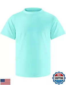 OYJ Boys Rash Guard Short Sleeve Swim Shirts for Kids UPF+ 50 Quick Dry Rashg - Picture 1 of 5