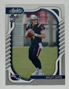 2022 Panini Absolute Retail Bailey Zappe #129 Rookie RC New England Patriots - Picture 1 of 2