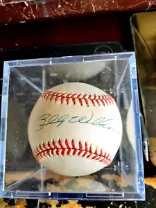 BILLY WILLIAMS CERTIFIED AUTHENTIC BY JSA AUTOGRAPHED BASEBALL IN HOLDER COA - Picture 1 of 2
