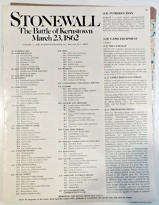 SPI-Strategy&Tactics #67-Stonewall:Battle of Kernstown-March 23, 1862-game only - Picture 1 of 3