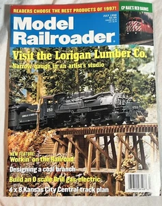 Model Railroader Magazines From July 1998 Model Trains Kalmbach Publishing - Picture 1 of 2