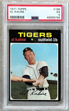 1971 Topps Al Kaline PSA 5 EX #180 Detroit Tigers HOF Baseball Card