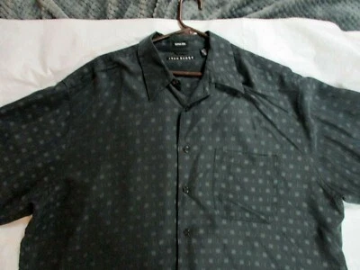 Men's John Henry - Black Long Sleeve Button Down Shirt - Soft - Ultra Feel - XL - Image 1 of 4