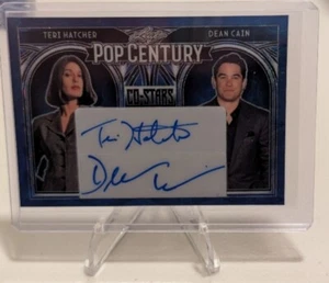 2024 Leaf Pop Century Co-Stars Auto 1/1 Teri Hatcher & Dean Cain Louis & Clark - Picture 1 of 3