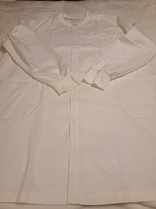 NWOT Cherokee Workwear Unisex 40" Snap Front Lab Coat WW350AB White; Size 3XL - Picture 1 of 12