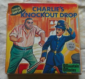 Película de colección de 8 mm Charlie Chaplin Knockout Drop comedia montaña clásica - Imagen 1 de 5