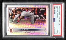 2022 Topps Chrome Logofractor Image Variation Jarren Duran SP PSA 9 Rookie RC