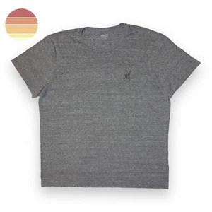 Camiseta de hombre Marine Layer XL Peace Sign Crew | Hecha en California | Gris jaspeado - Imagen 1 de 7