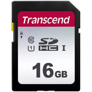 Transcend 16GB Class 10 SDHC Memory for Nikon D7500 D7100 D5200 D3500 D3100 D750 - Picture 1 of 2