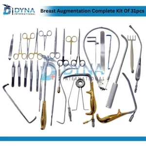 Breast Augmentation Complete Kit Of 31pcs German Quality Stainless - Picture 1 of 5