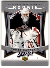 2007-08 Upper Deck MVP Tomas Popperle Rookie #305 Columbus Blue Jackets